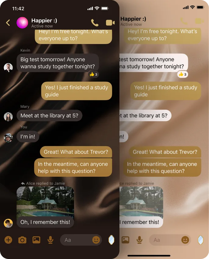 Messenger Billie Eilish chat themes