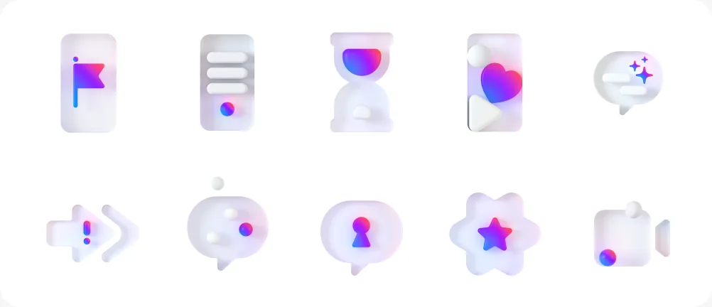 Messenger brand icon system