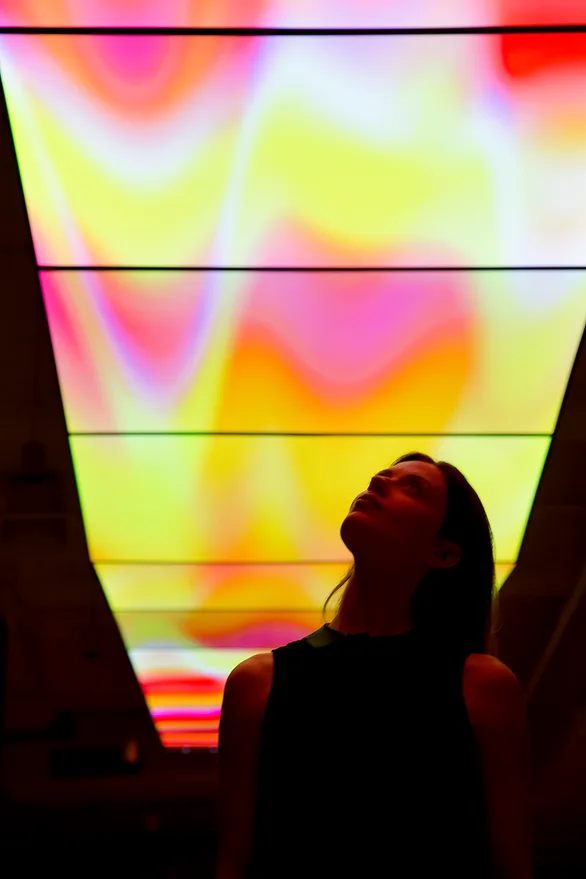 Inside the Deep City experience.